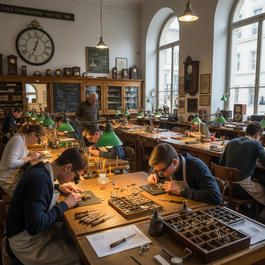Formation en horlogerie genevoise